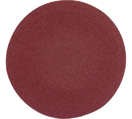 Изображение товара Универсальный шлифовальный круг STAYER на велкро основе 125 мм без отверстий 5 шт. Р80 35453-125-080