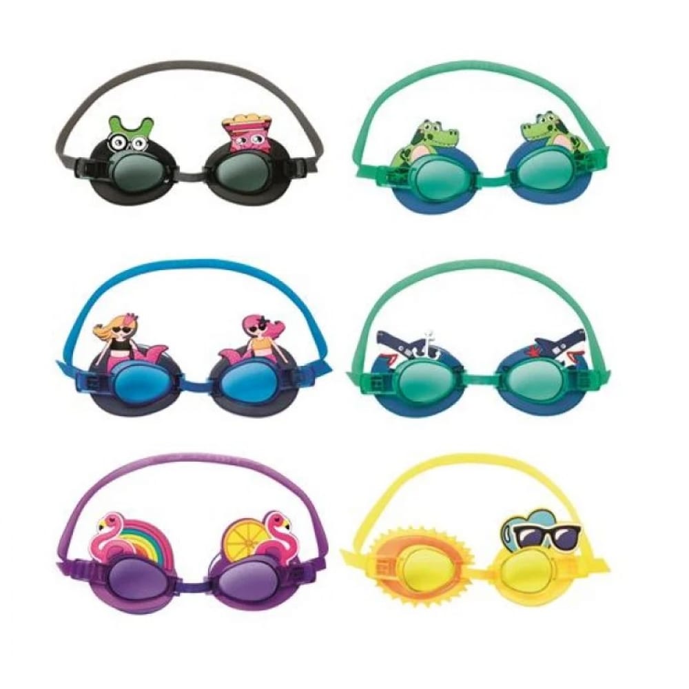 Детские очки для плавания BestWay круг для плавания bestway тай дай 104 см