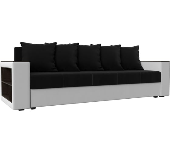 Изображение товара Диван прямой дубай лайт полки слева Лига диванов 114329L