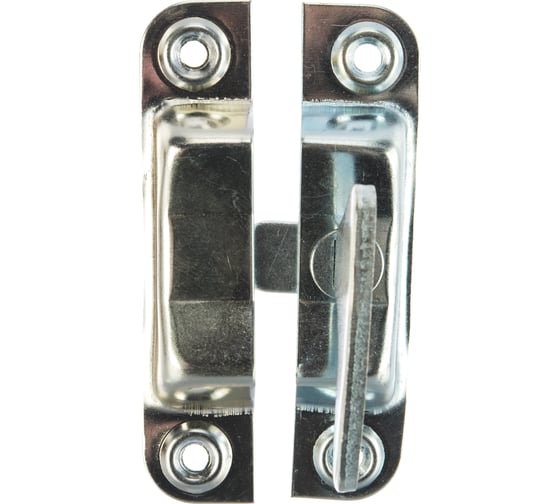 Изображение товара Форточная завертка Без бренда ЗФ2, покрытие белый цинк 37711