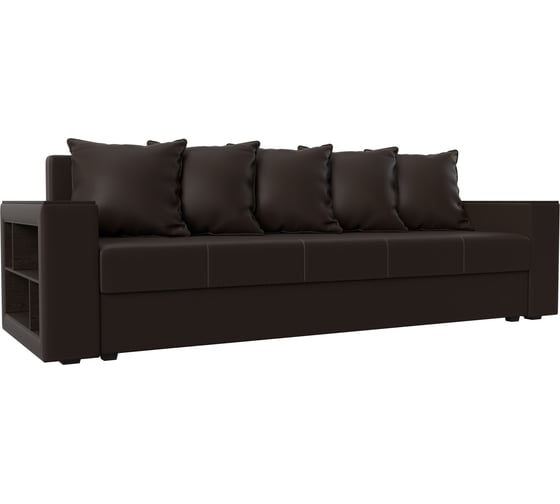 Изображение товара Диван прямой дубай лайт полки слева Лига диванов 114335L