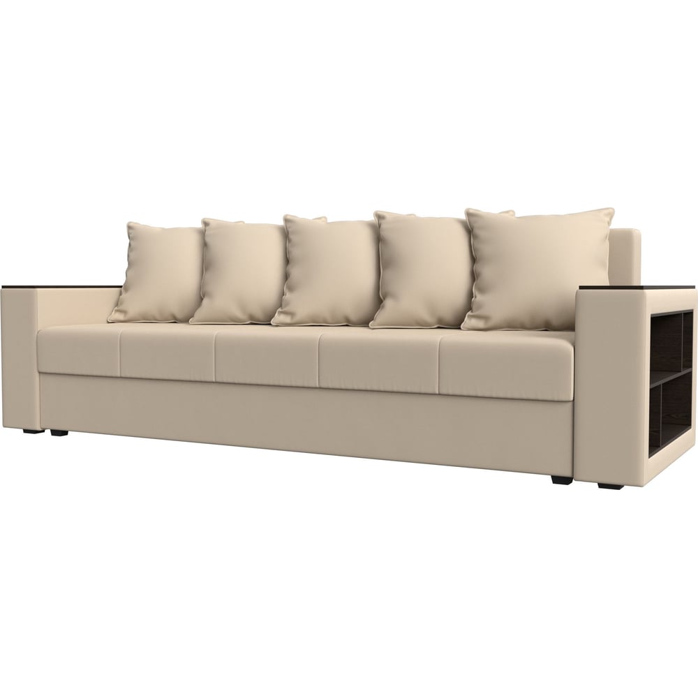 Изображение товара Диван прямой дубай лайт полки справа Лига диванов 114334