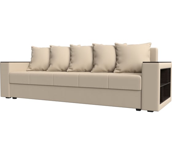 Изображение товара Диван прямой дубай лайт полки справа Лига диванов 114334