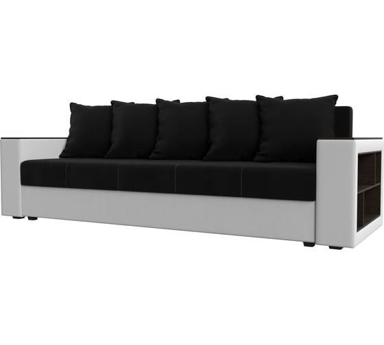 Изображение товара Диван прямой дубай лайт полки справа Лига диванов 114330