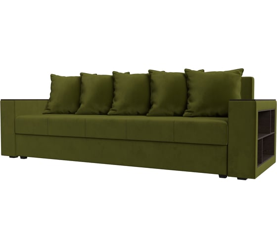 Изображение товара Диван прямой дубай лайт полки справа Лига диванов 114348