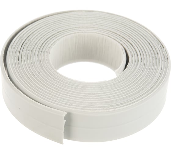 Изображение товара Бордюрная лента STAYER для ванн и раковин самоклеящаяся профиль L цвет белый 11x11 мм х 3.35 м 12341-11-11