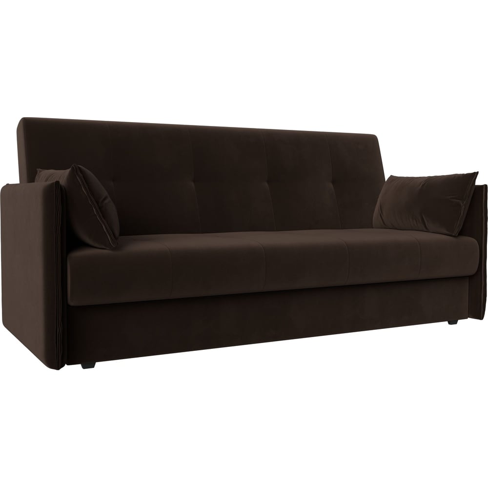 Изображение товара Диван-книжка лига-018 Лига диванов современный коричневый микровельвет