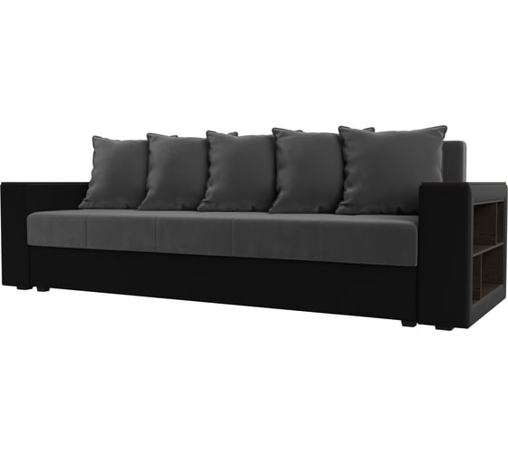 Изображение товара Диван прямой дубай лайт полки справа Лига диванов 114427