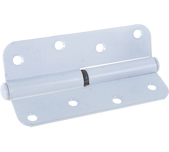 Изображение товара Накладная стальная петля Без бренда ПН-110, цвет белый, правая, 110мм 37651-110R