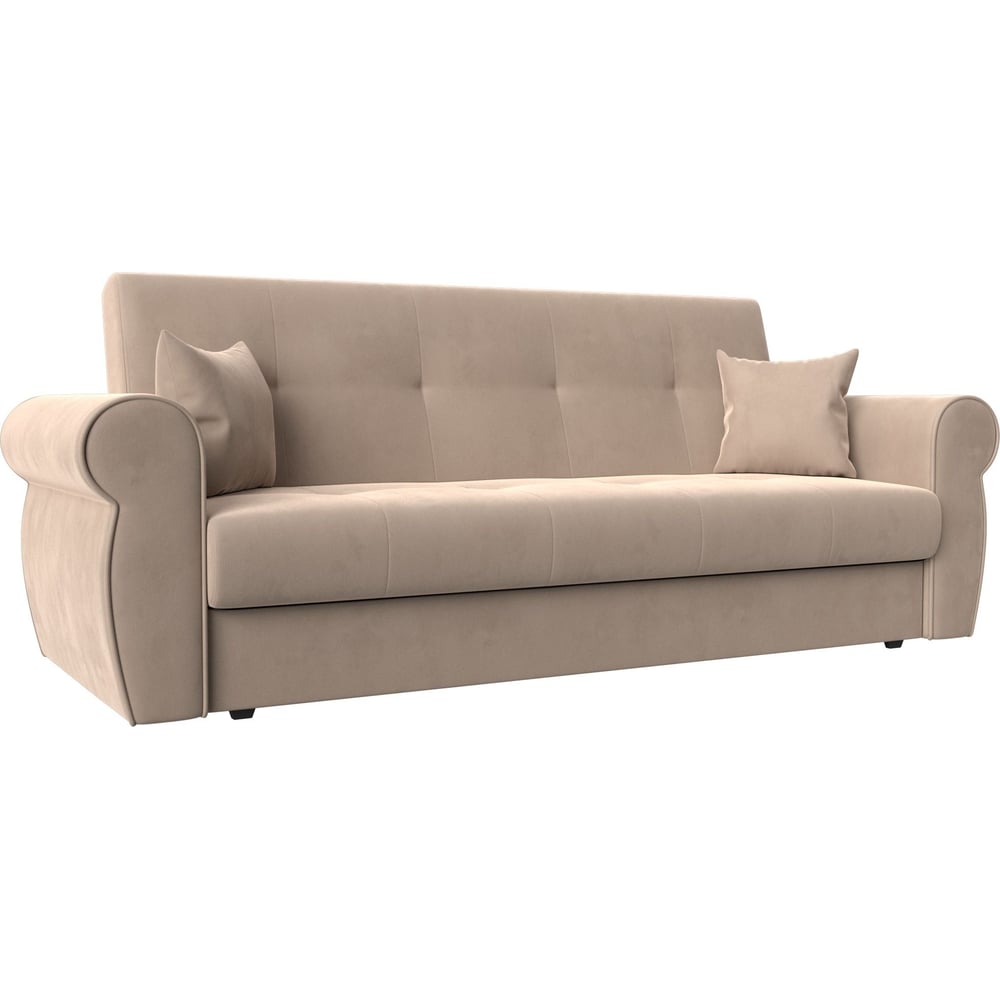 Изображение товара Диван-книжка лига-019 Лига диванов современный бежевый велюр