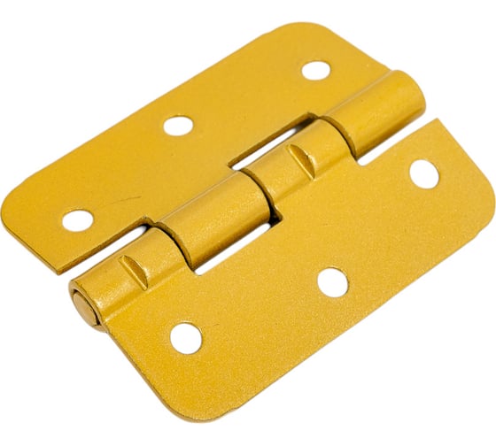 Изображение товара Накладная стальная петля Без бренда ПН-60, цвет золотой металлик, универсальная, 60мм 37633-60