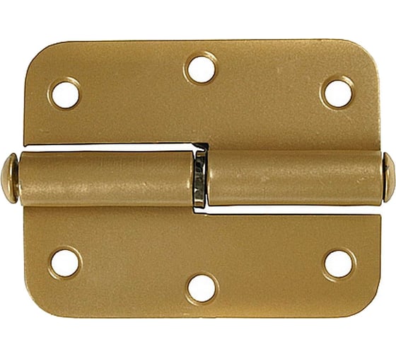 Изображение товара Накладная стальная петля Без бренда ПН-85, цвет белый, левая, 85мм 37641-85L