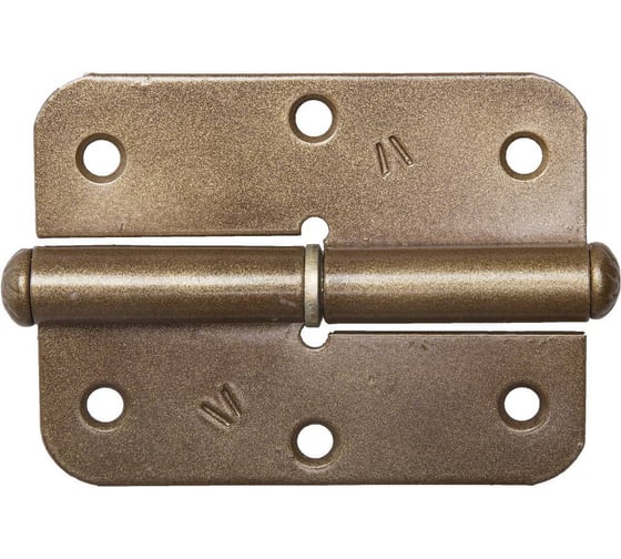 Изображение товара Накладная стальная петля Без бренда ПН-85, цвет бронзовый металлик, левая, 85мм 37645-85L