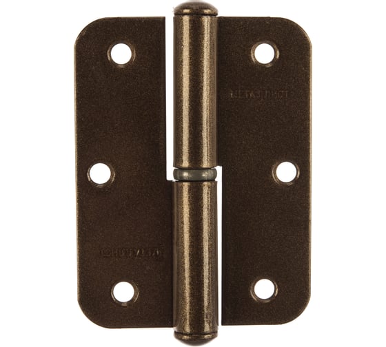 Изображение товара Накладная стальная петля Без бренда ПН-85, цвет бронзовый металлик, правая, 85мм 37645-85R