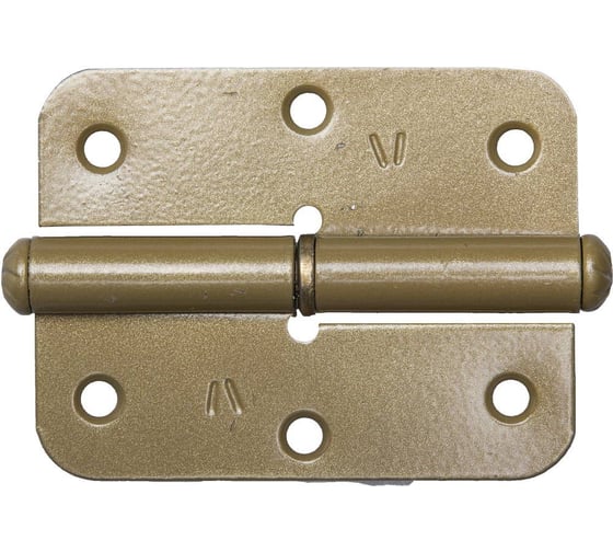 Изображение товара Накладная стальная петля Без бренда ПН-85, цвет золотой металлик, левая, 85мм 37643-85L