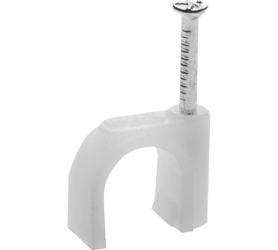 Изображение товара Круглая скоба STAYER с оцинкованным гвоздем для крепления кабеля 14 мм 50 шт. 4510-14