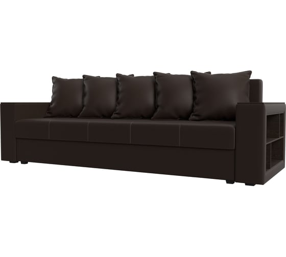 Изображение товара Диван прямой дубай лайт полки справа Лига диванов 114336