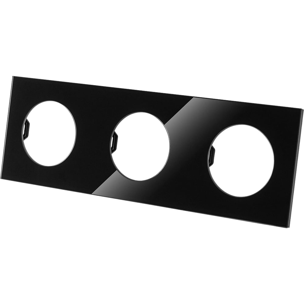 Изображение товара Тройная рамка TDM ELECTRIC агат для модулей, стекло, серия Байкал