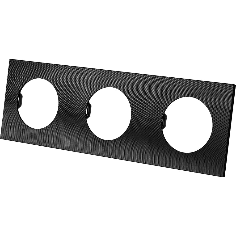 Изображение товара Тройная рамка TDM ELECTRIC агат, алюминий, текстурированный, "байкал" SQ1819-0257