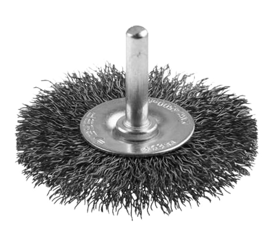Изображение товара Круглая щетка Атака №052 5305006320 d 50 для дрели гофрированная латунь 22341