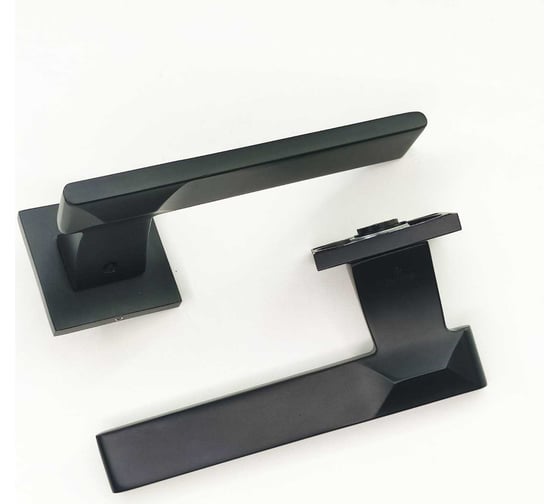 Изображение товара Ручка на раздельном тонком цинковом основании ABRISS r21.145 mbp черный матовый 30095