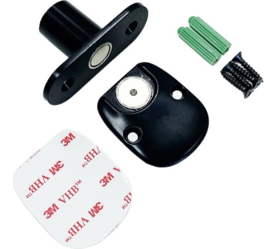 Изображение товара Упор магнитный скрытый ABRISS 2022 magnet mbp черный матовый 30078