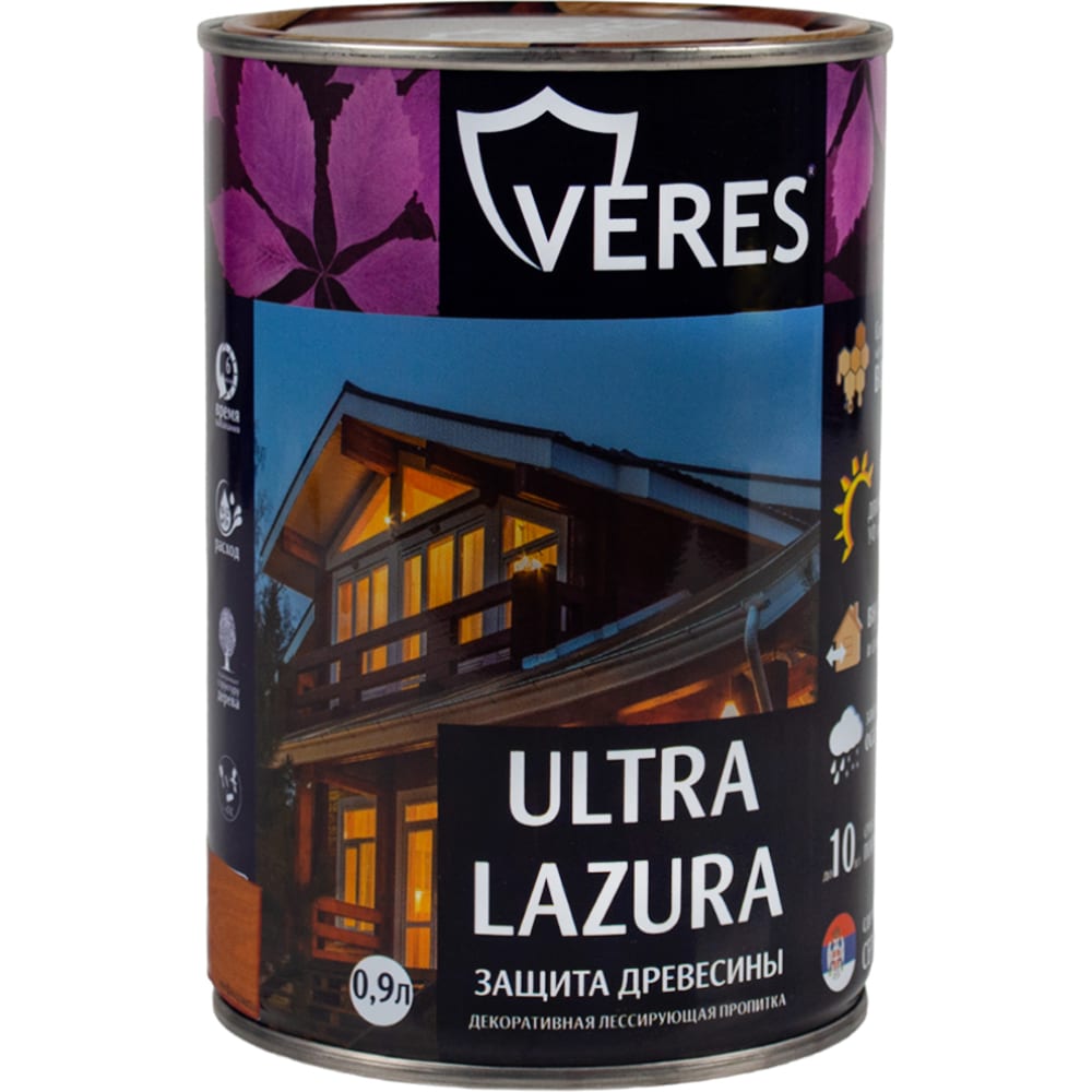 Пропитка VERES пропитка veres ultra lazura 2 сосна 2 7 л 1 4 42048