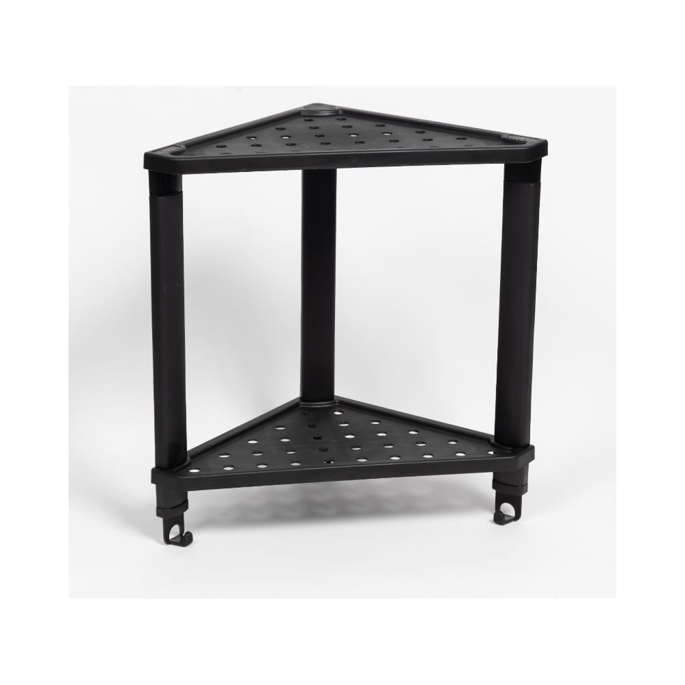 Изображение товара Угловая подвесная полка Violet VIKEA двухъярусная черная