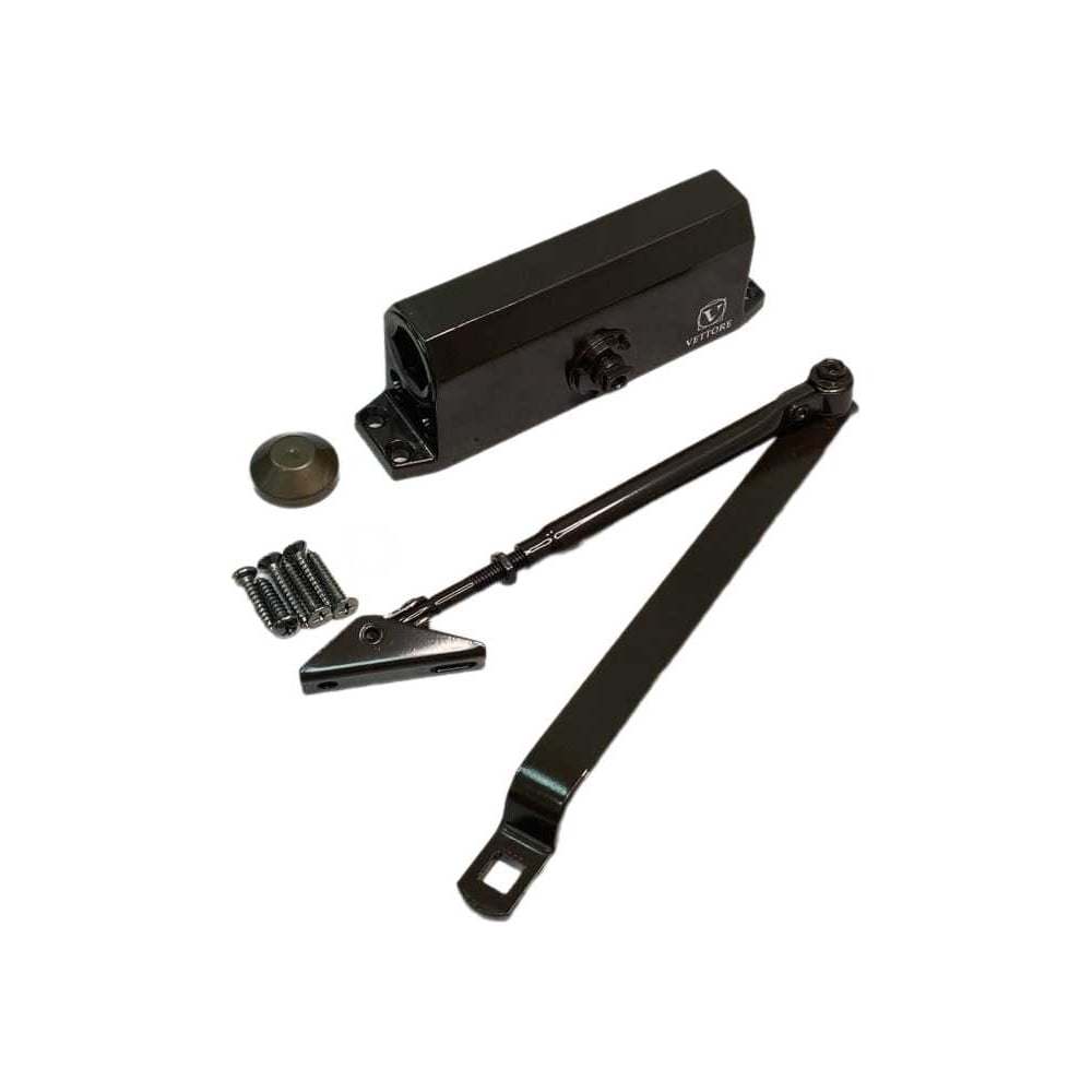 Изображение товара Дверной доводчик VETTORE c - 50 - br коричневый механический для наружных и внутренних дверей