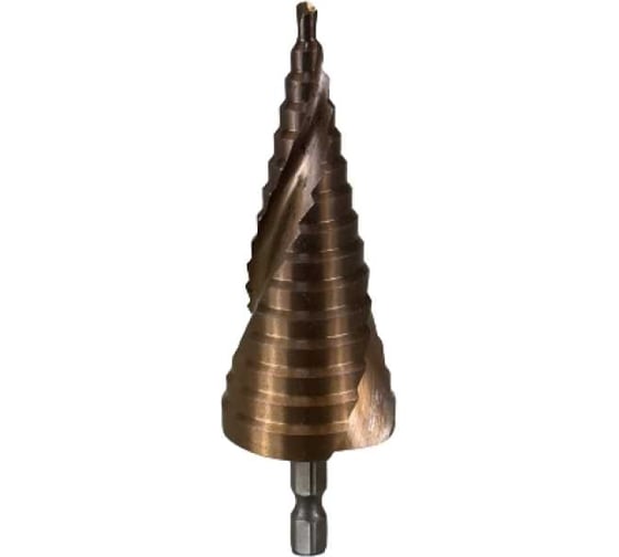 Изображение товара Ступенчатое сверло 4-32 мм, по нержав. стали, алюминию и пластикам, хвостовик HEX PROCUT DL01023