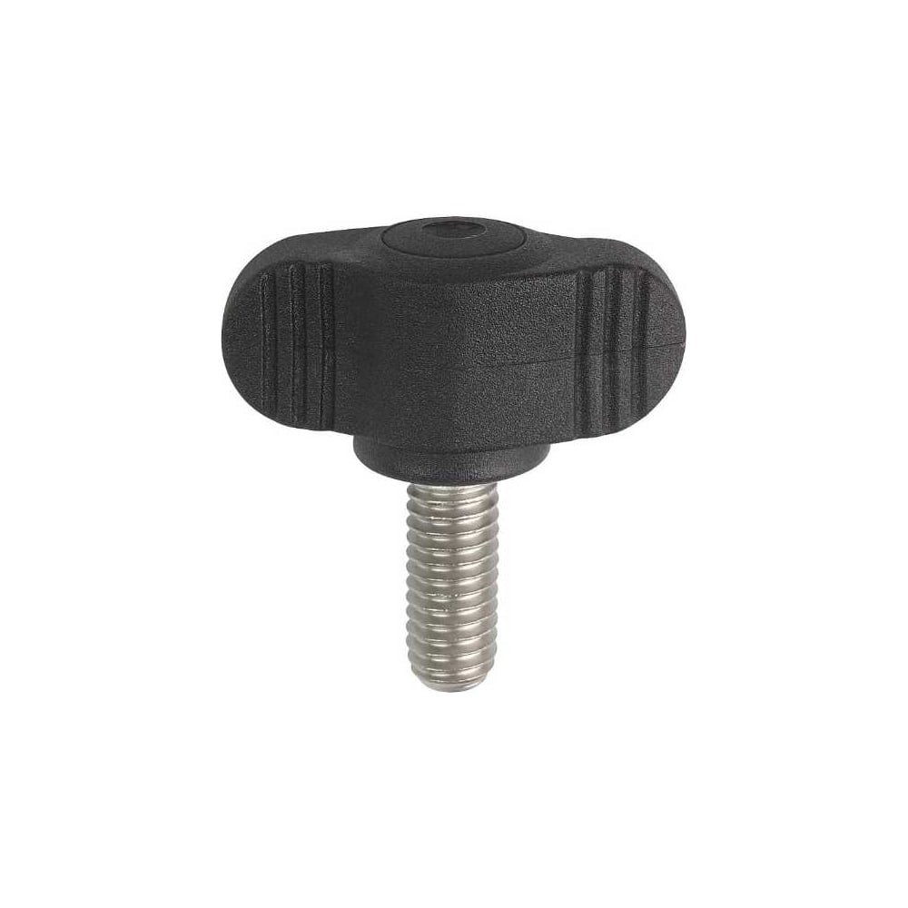 Изображение товара Ручка-барашек KIPP K0274.0004X8 из нержавеющей стали с наружной резьбой M4