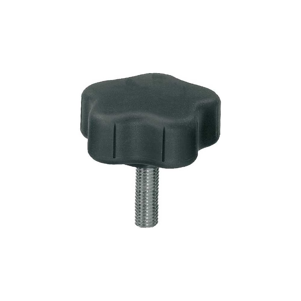 Изображение товара Пятилепестковая ручка KIPP K0279.6006X35 с цинковым покрытием для М6 резьбы