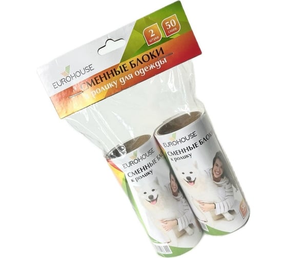 Изображение товара Блоки запасные EUROHOUSE 50 слоев, 2 шт. 15999