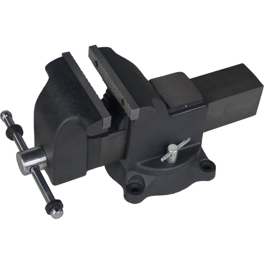 Изображение товара Профессиональные слесарные тиски WIEDERKRAFT поворотные, с наковальней, 200 мм WDK-BV200