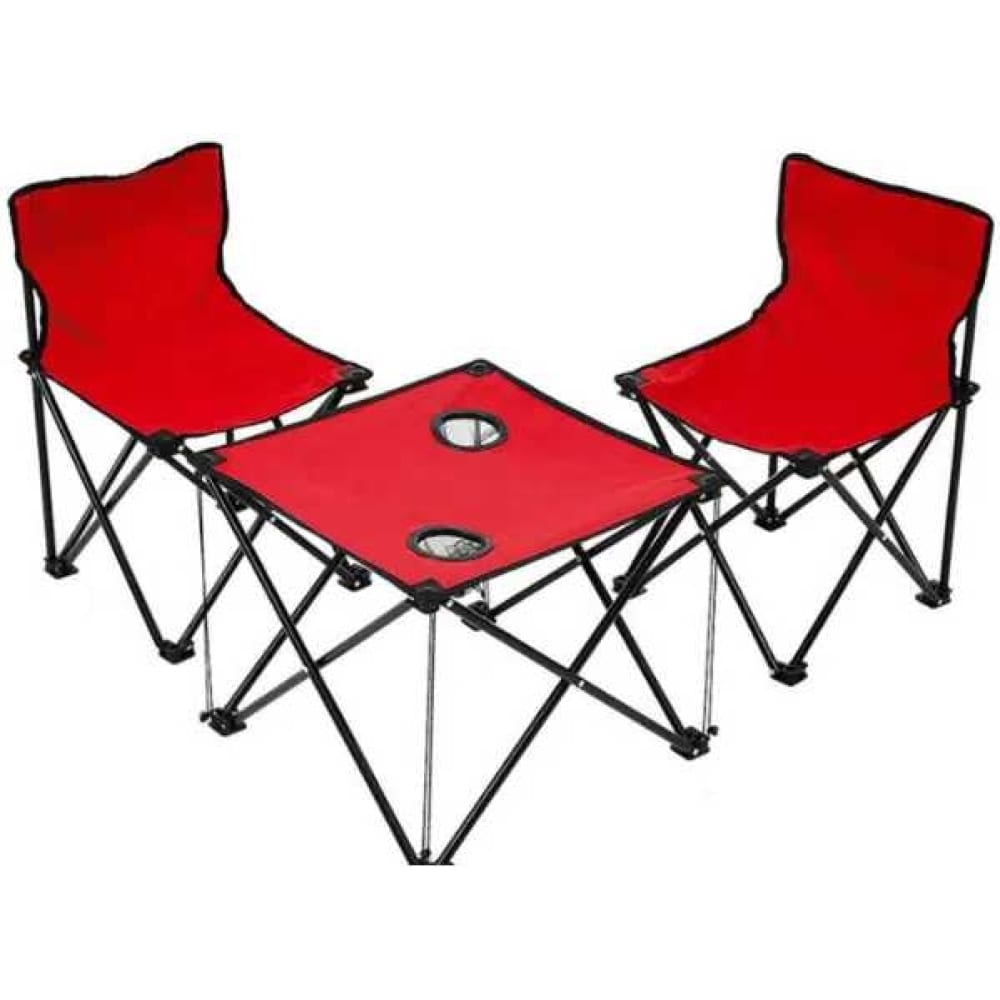 Складной набор походной мебели Bikson обеденные стулья 4 штуки льняного покрова и ротанга