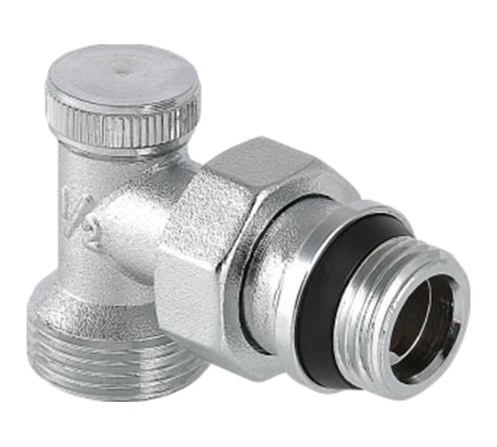 Изображение товара Настроечный Клапан Valtec угловой 1/2" евроконус с дополнительным уплотнением VT.019.NER.04