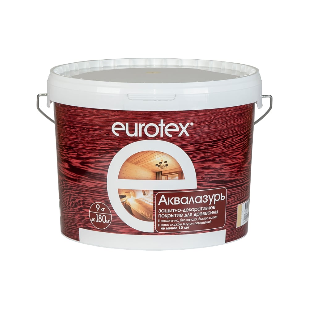 Защитно-декоративное покрытие для древесины Eurotex покрытие декоративное profilux 7 кг белый