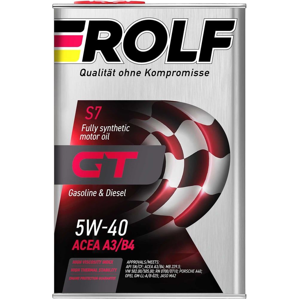 Моторное масло Rolf масло моторное синтетическое 5w40 rosneft magnum ultratec 4 л 40815442