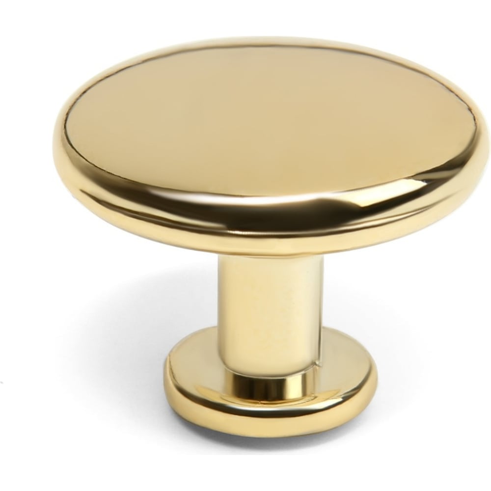 Изображение товара Ручка-кнопка ТУНДРА LIGHT PK036GP золото современная мебельная ручка