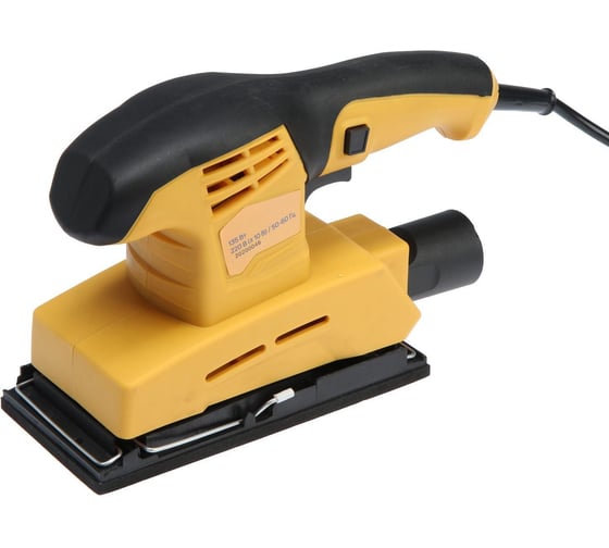 Изображение товара Шлифовальная машина ТУНДРА обрезиненная рукоятка, 135 Вт, 12000 об/мин, 90x187 мм 5437461