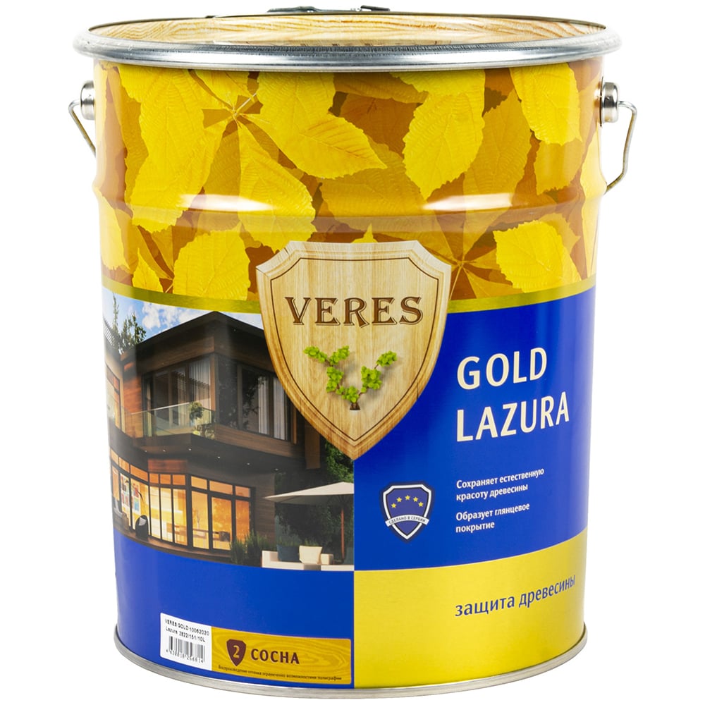 Пропитка VERES пропитка veres gold lazura 2 сосна 10 л 1 45281
