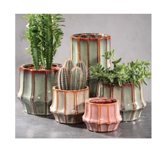 Изображение товара Ваза Scheurich керамика Vase Tortini высота 16 см мокка 069239