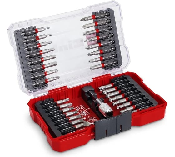 Изображение товара Набор бит 33 предмета, 50 мм, с держателем, m-case Einhell 118903