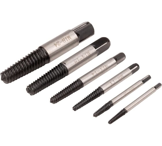 Изображение товара Набор экстракторов NORGAU 6 предметов, М3-М24, Nr. 1-6 013654806