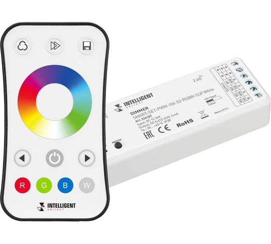 Изображение товара Диммер INTELLIGENT ARLIGHT SMART-SET-PWM-104-52-RGBW-SUF White 036187