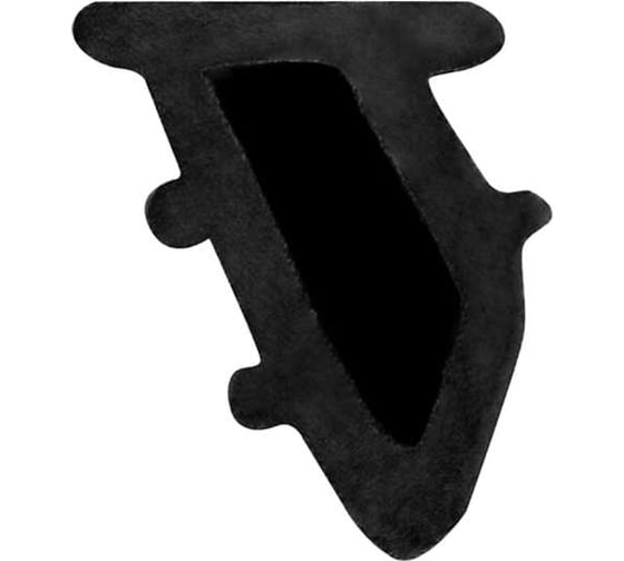 Изображение товара Держатель для стекла в пазу 8 черный, 2 метра Dogus Kalip 2.3.006.08.01x2