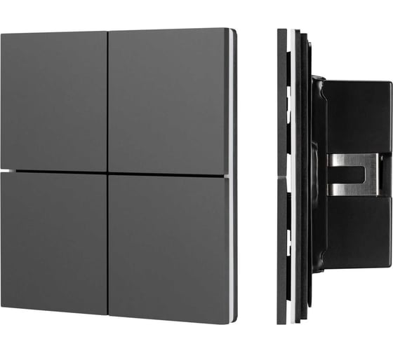 Изображение товара Кнопочная панель INTELLIGENT ARLIGHT KNX-304-23-IN Black IARL, IP20, металл 039663