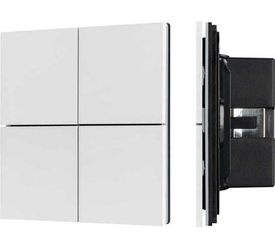 Изображение товара Кнопочная панель INTELLIGENT ARLIGHT KNX-304-23-IN White IARL, IP20, металл 038365