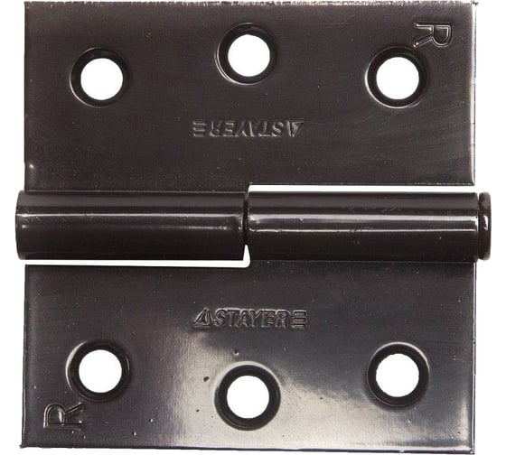 Изображение товара Дверная разъемная петля STAYER Master цвет коричневый правая 75 мм 37613-75-3R