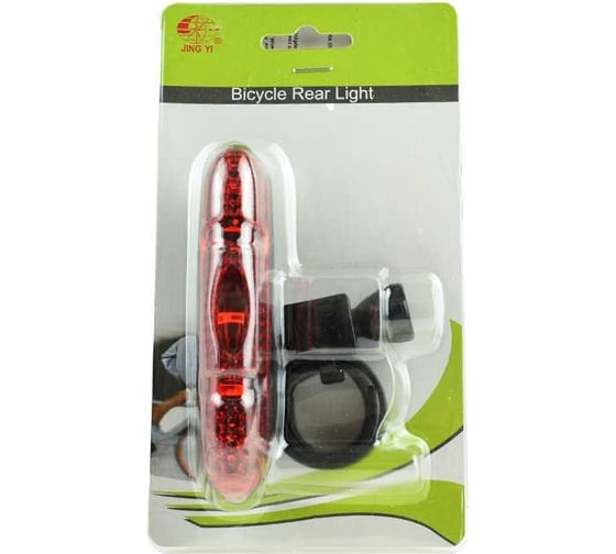 Изображение товара Задний фонарь JOY KIE LS 07023\JX-358-2 20 lm, 5 светодиодов, 4 режима, встроенный Li аккумулятор, микро-USB, красный HQ-0014271